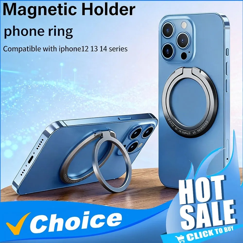 Mobile Tech Accessories - Magnetische telefoonvingerringhouder Verstelbare standaardaccessoires Magneetringsteunbeugel voor